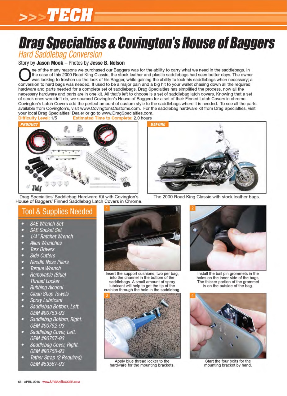 Urban Bagger Preview Pages