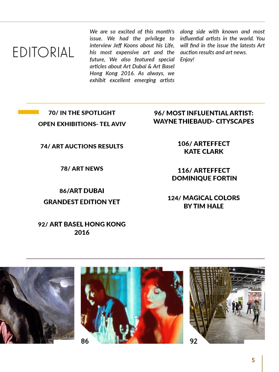 Art Market Magazine Preview Pages
