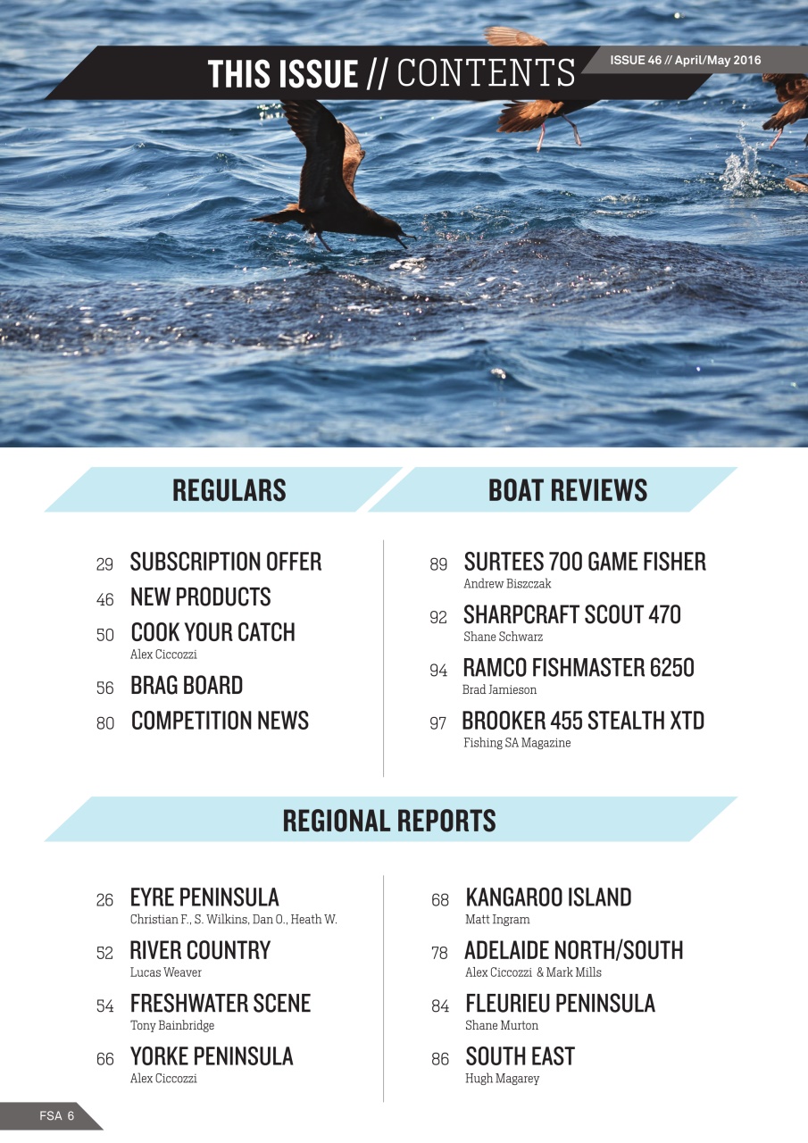 Fishing SA Preview Pages