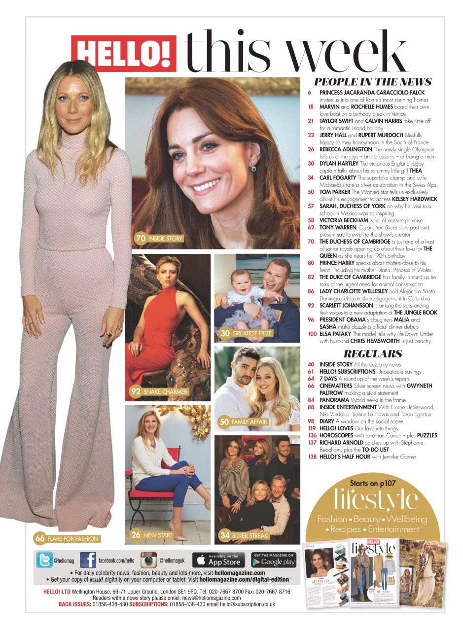 Hello! Magazine Preview Pages