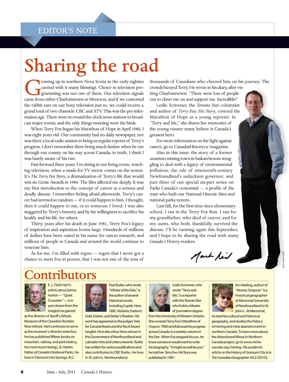 Canada's History Preview Pages