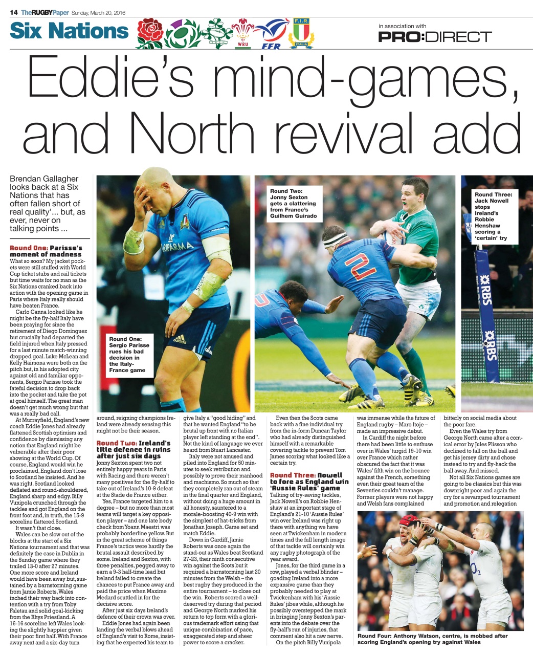The Rugby Paper Preview Pages