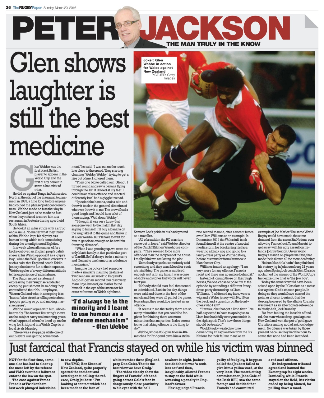 The Rugby Paper Preview Pages