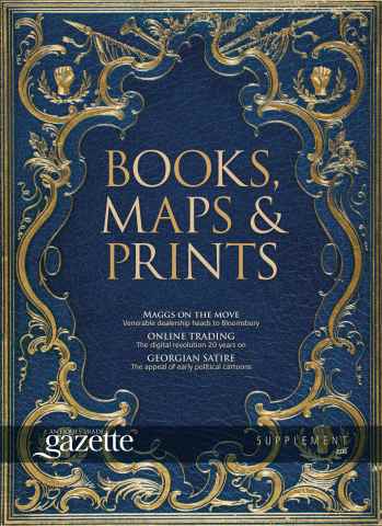 Antiques Trade Gazette issue Books Maps & Prints Supplement 2016