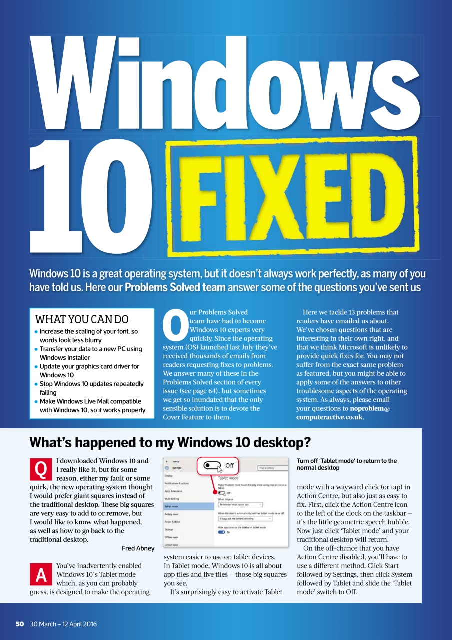Computer Active Preview Pages
