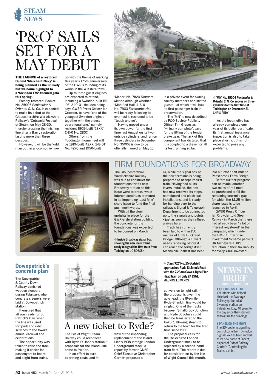 Steam Railway Preview Pages