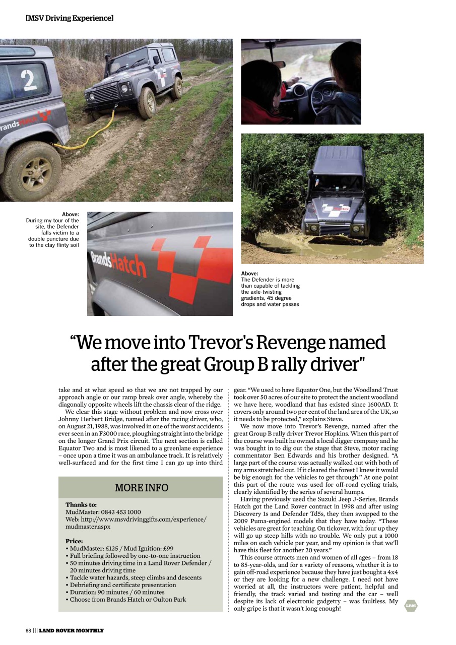 Land Rover Monthly Preview Pages