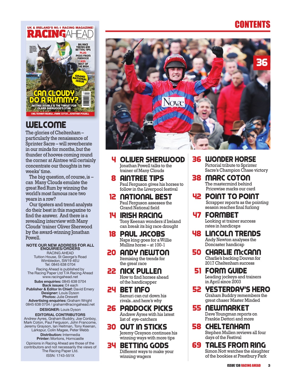 Racing Ahead Preview Pages