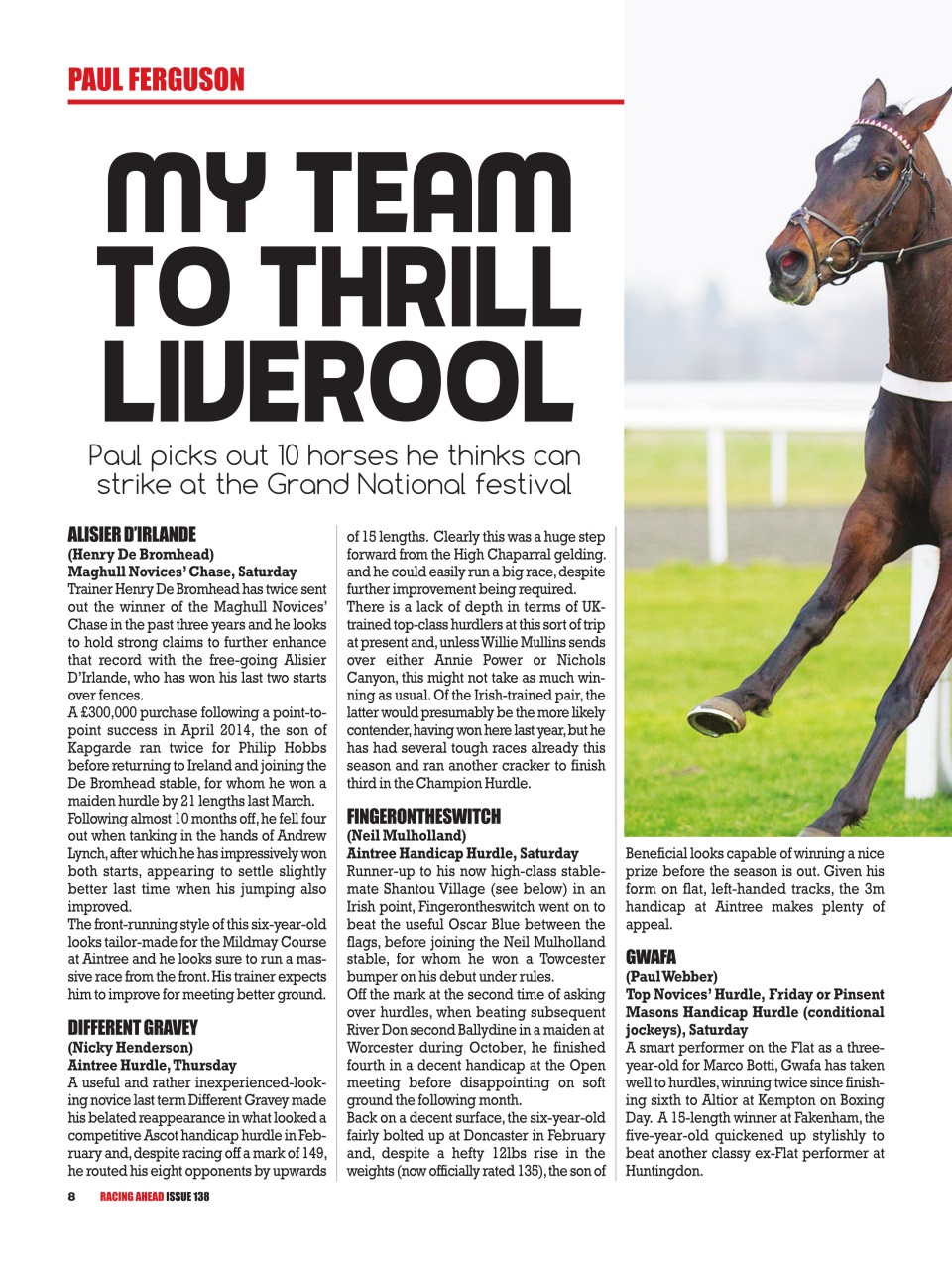 Racing Ahead Preview Pages