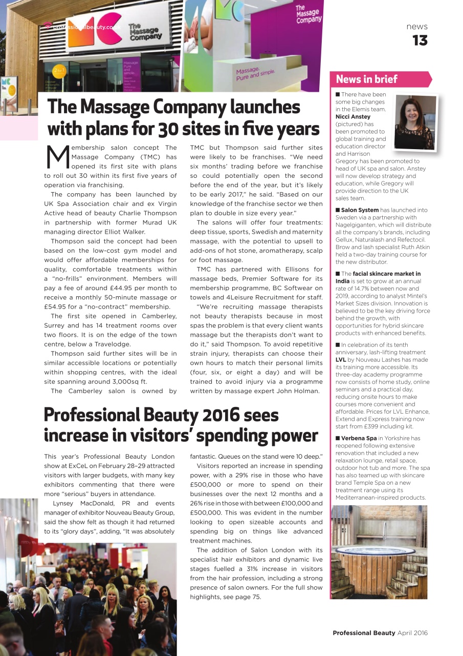Professional Beauty Preview Pages