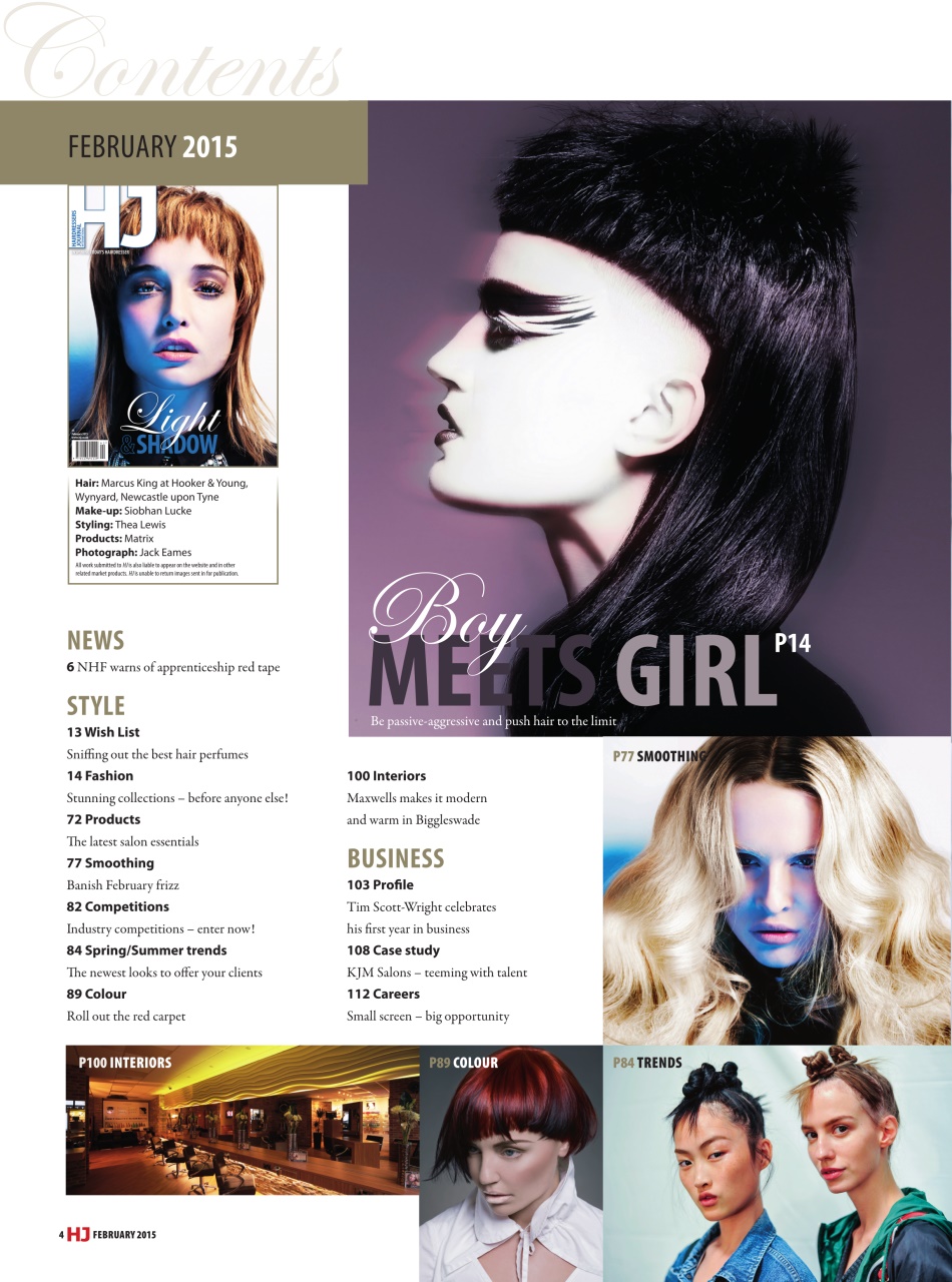 Hairdressers Journal Preview Pages