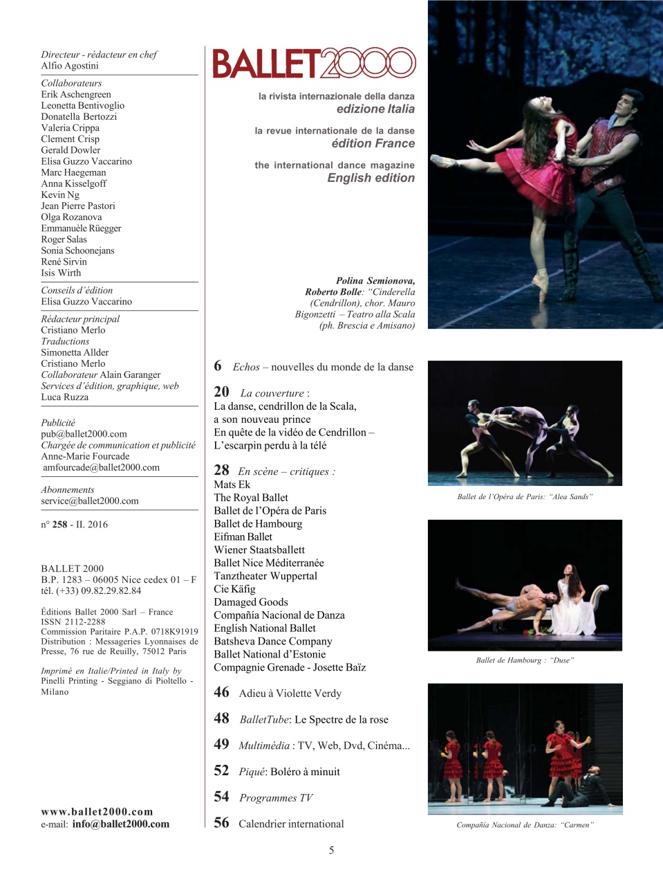 BALLET2000 Édition France Preview Pages