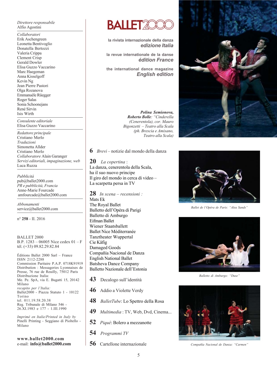BALLET2000 Edizione Italia Preview Pages