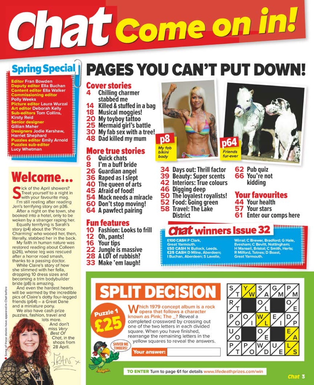 Chat Specials Preview Pages