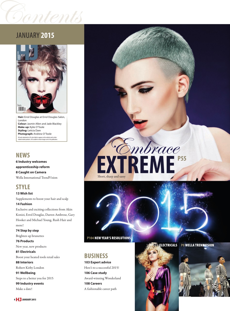 Hairdressers Journal Preview Pages