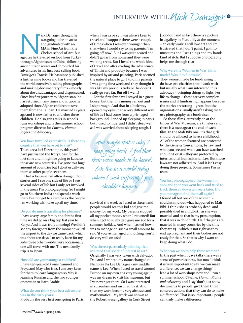 Timeless Travels Preview Pages