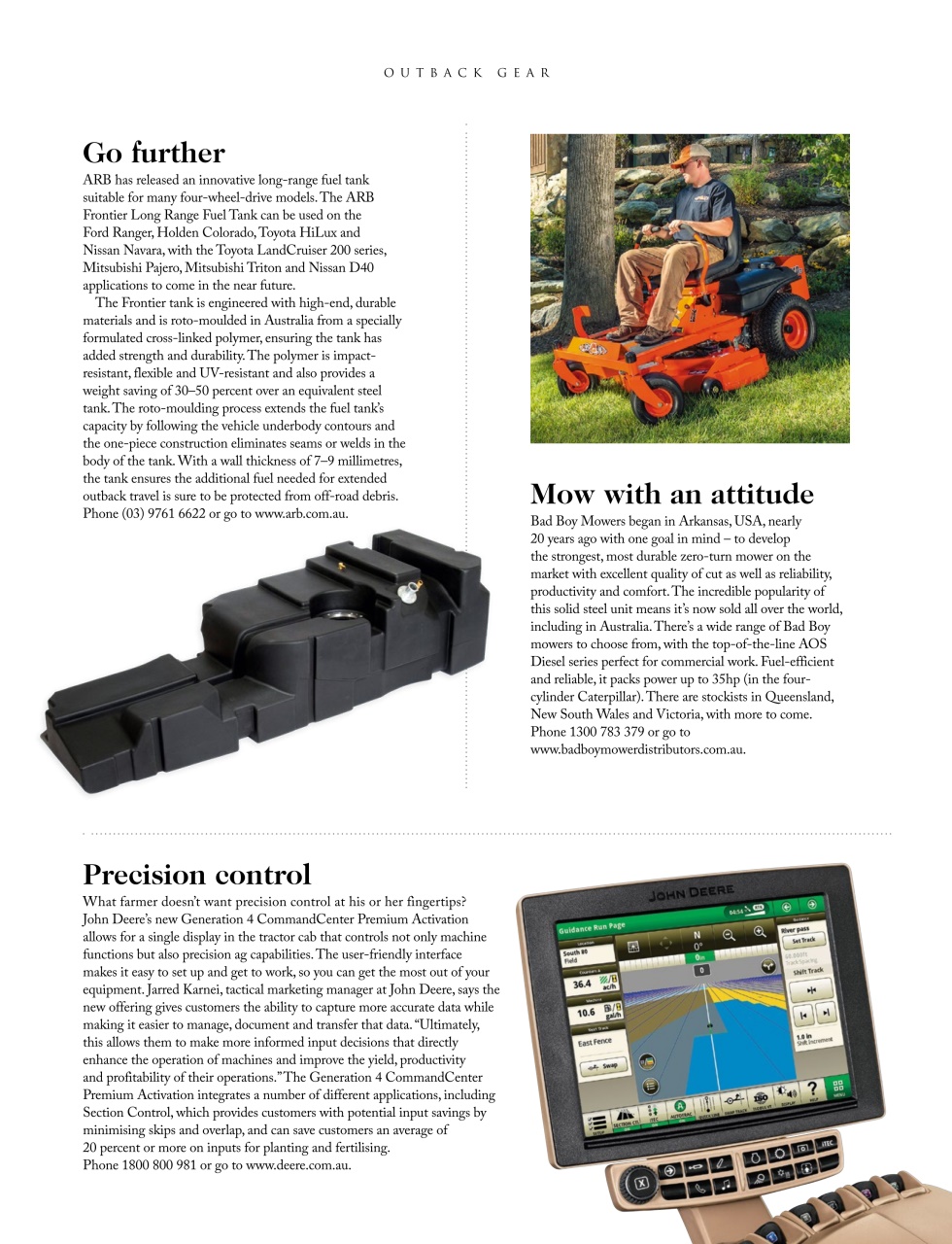 OUTBACK Magazine Preview Pages