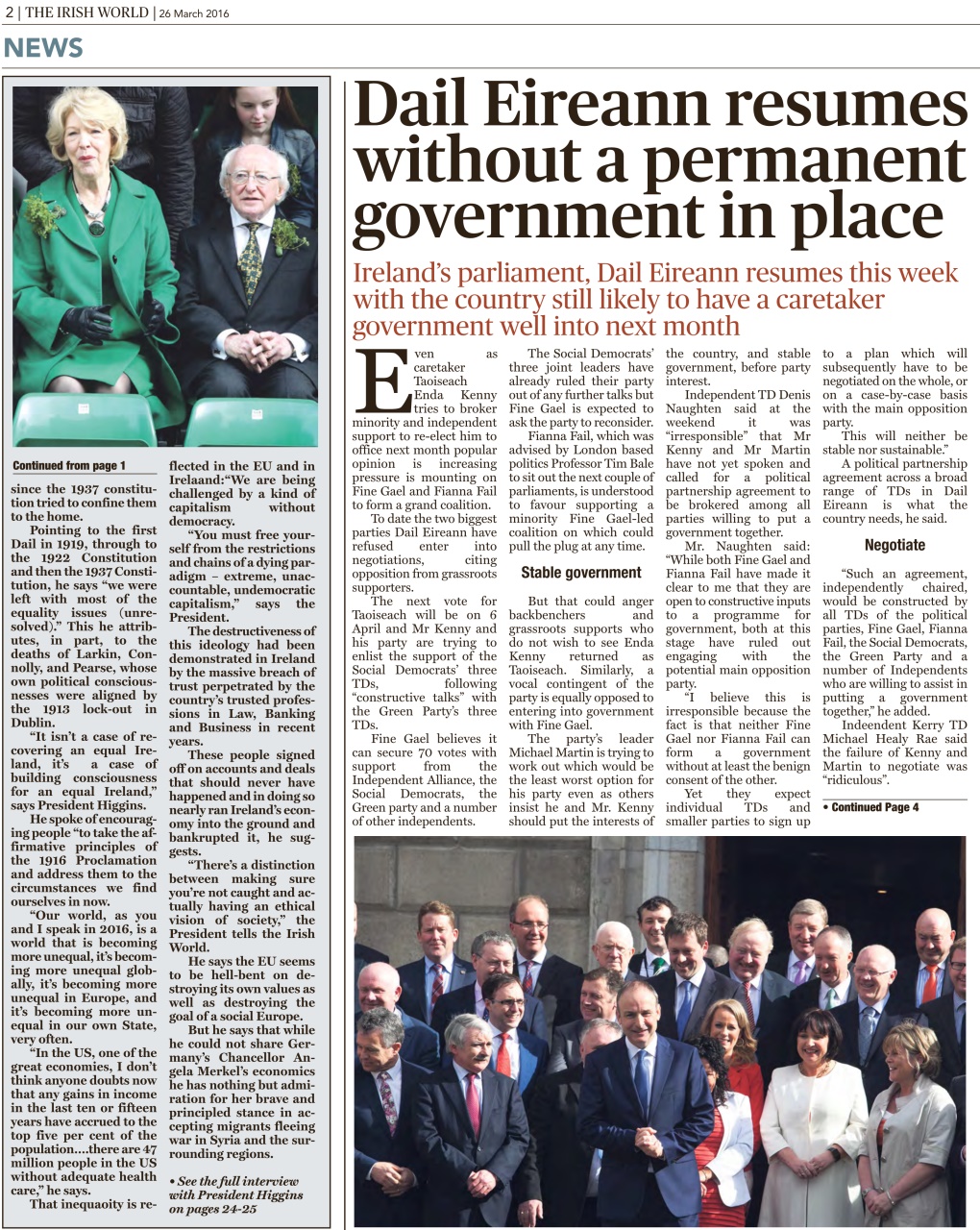 Irish World Preview Pages