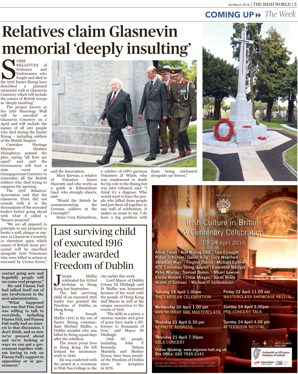 Irish World Preview Pages