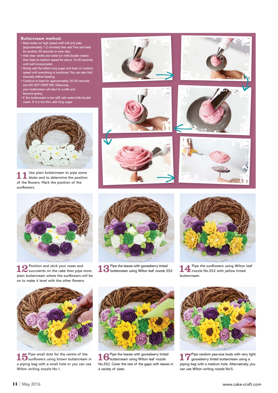 Cake Decoration & Sugarcraft Magazine Preview Pages