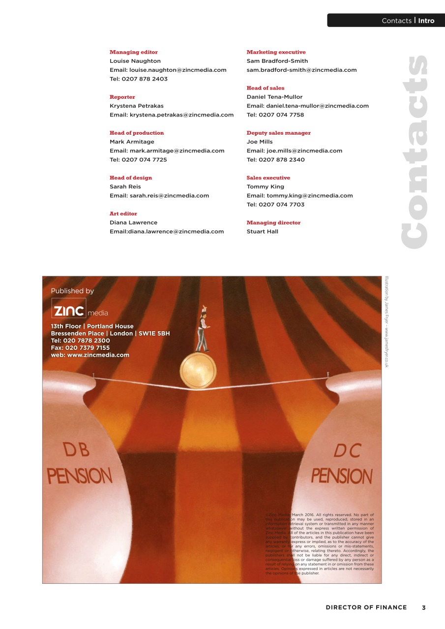 Director of Finance Preview Pages