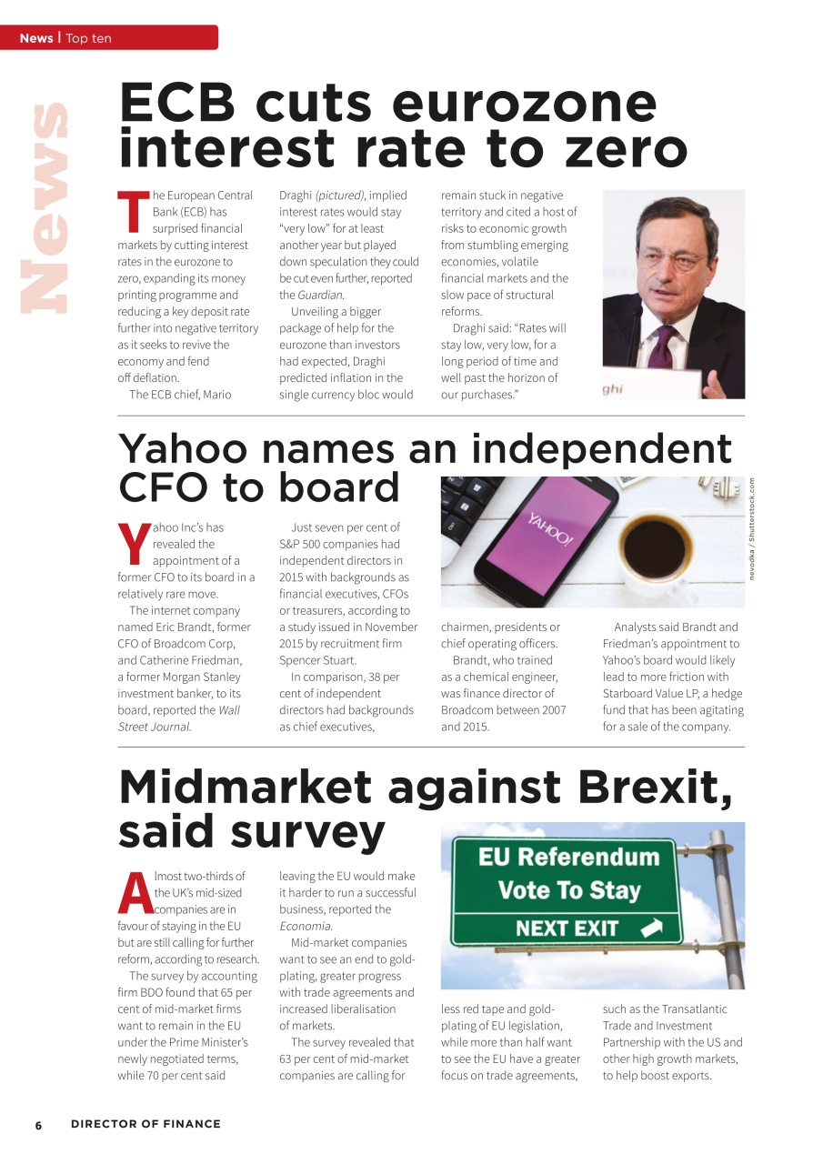 Director of Finance Preview Pages