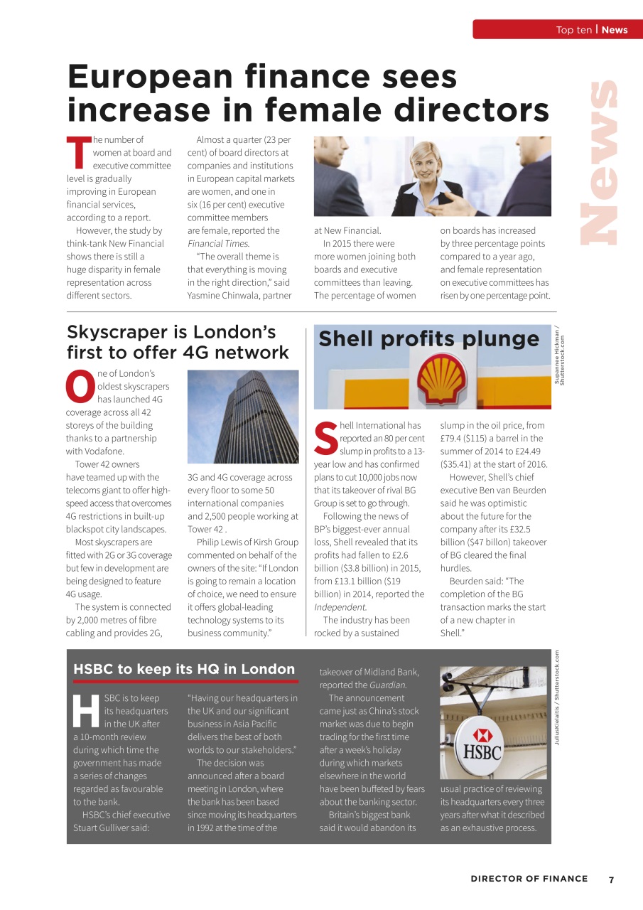 Director of Finance Preview Pages