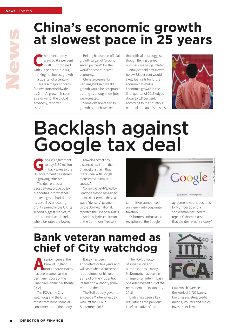 Director of Finance Preview Pages