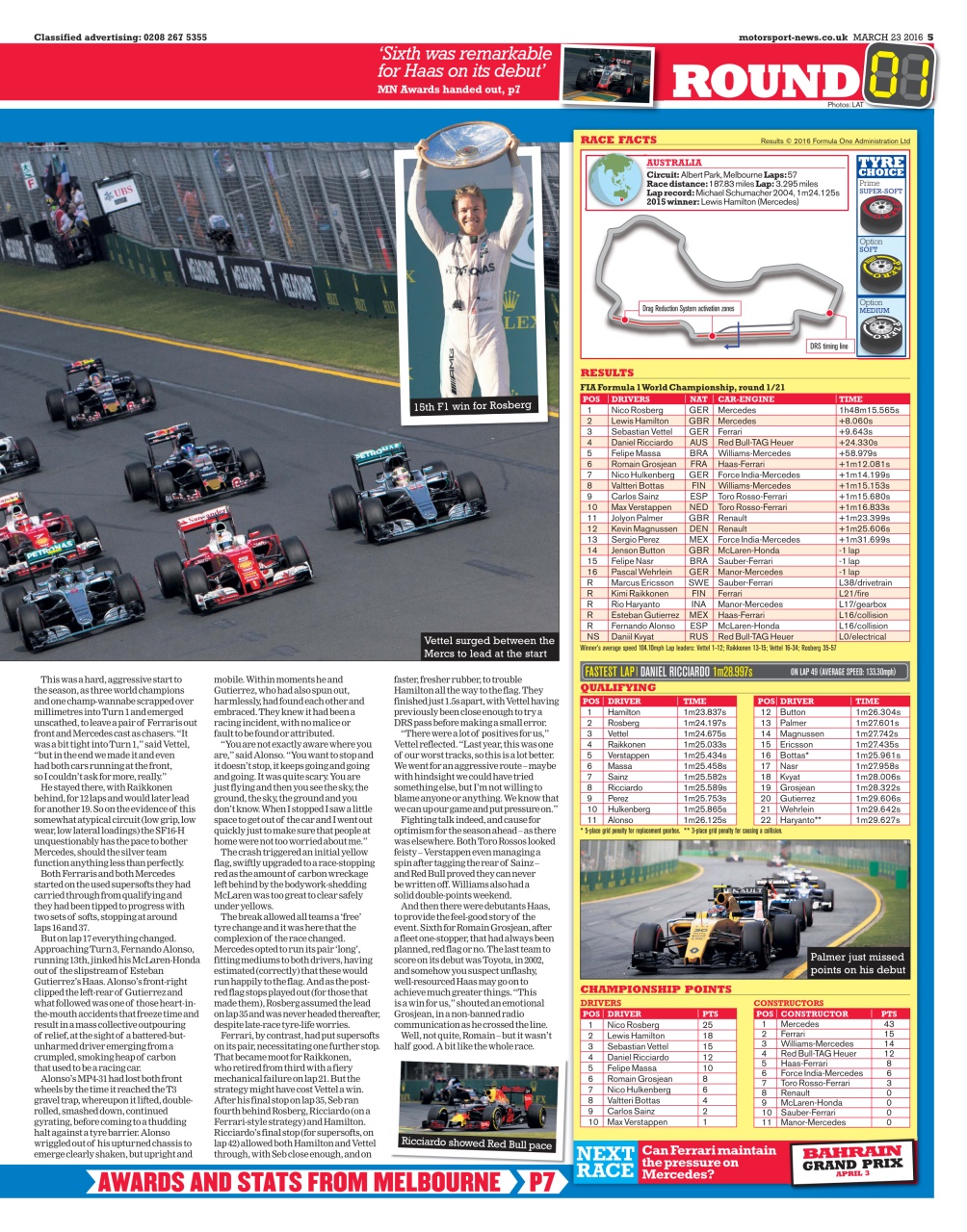 Motorsport News Preview Pages