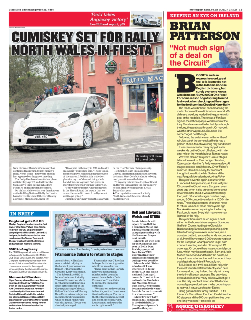 Motorsport News Preview Pages