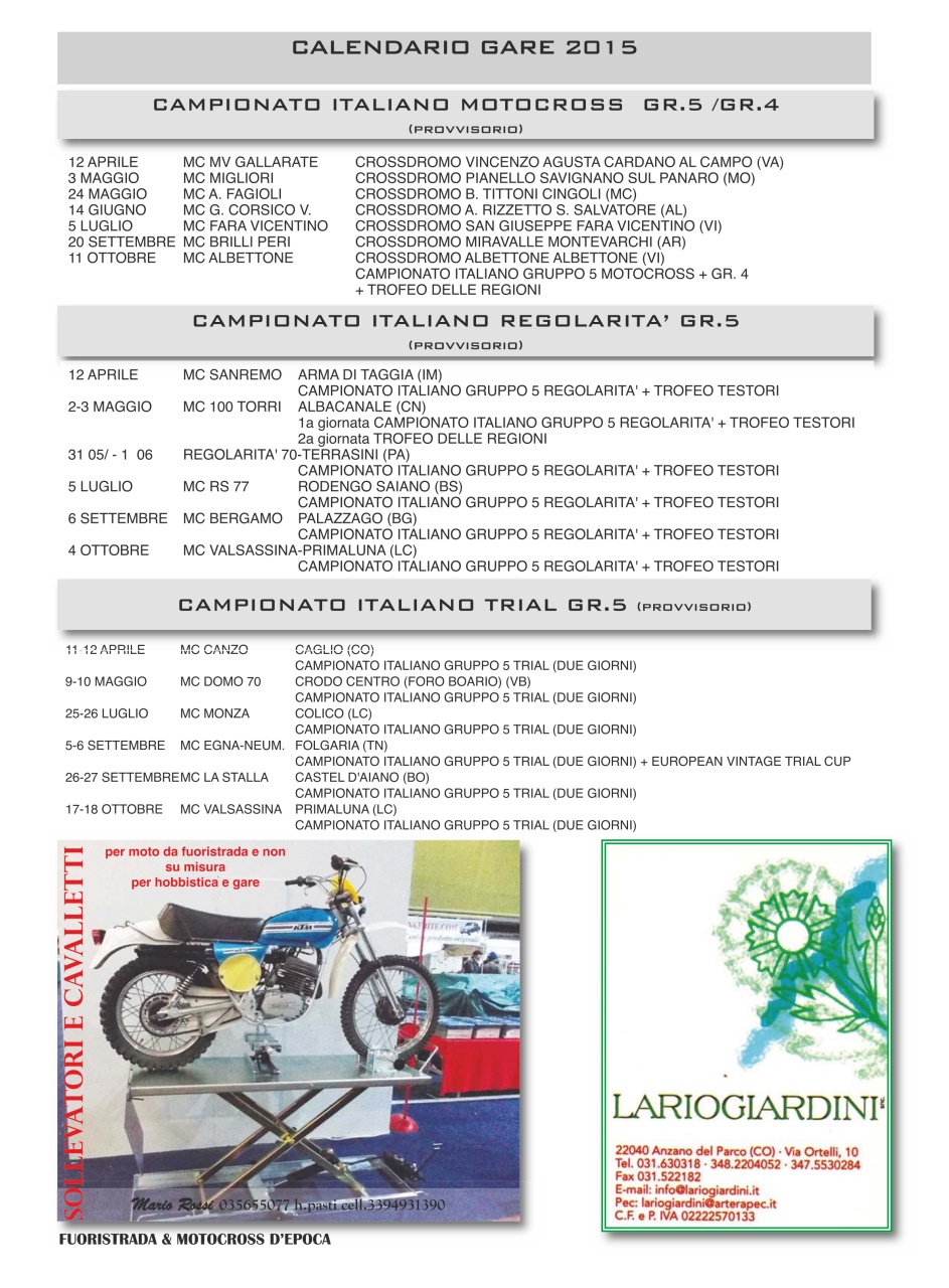 FUORISTRADA & MOTOCROSS D’EPOCA Preview Pages