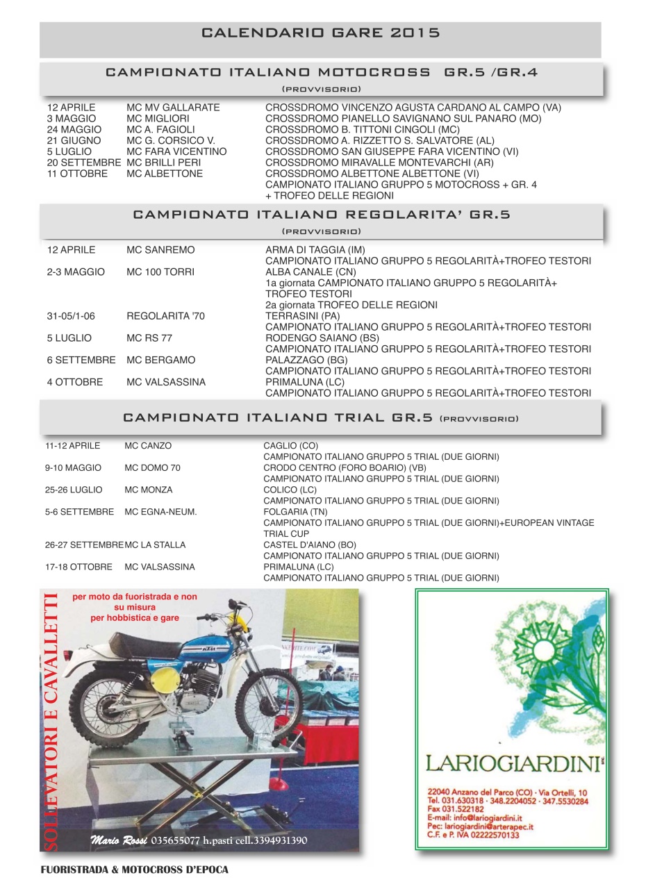 FUORISTRADA & MOTOCROSS D’EPOCA Preview Pages