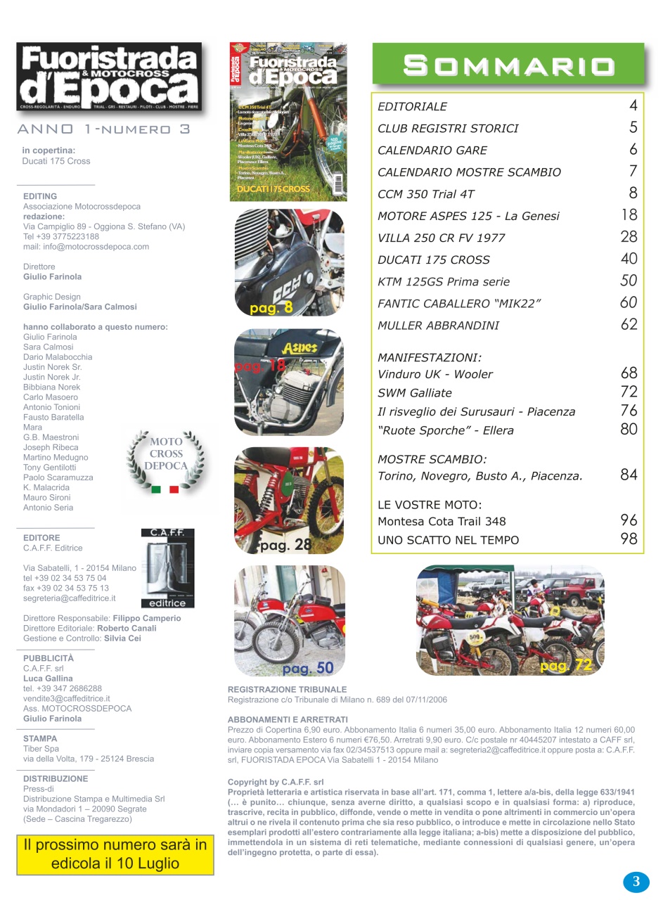 Nuovo Motociclismo e Fuoristrada d'Epoca Preview Pages