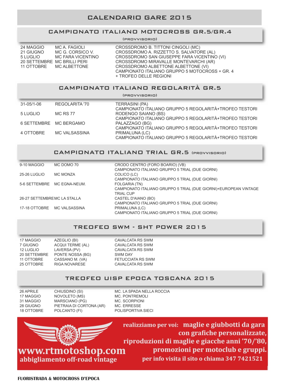 Nuovo Motociclismo e Fuoristrada d'Epoca Preview Pages