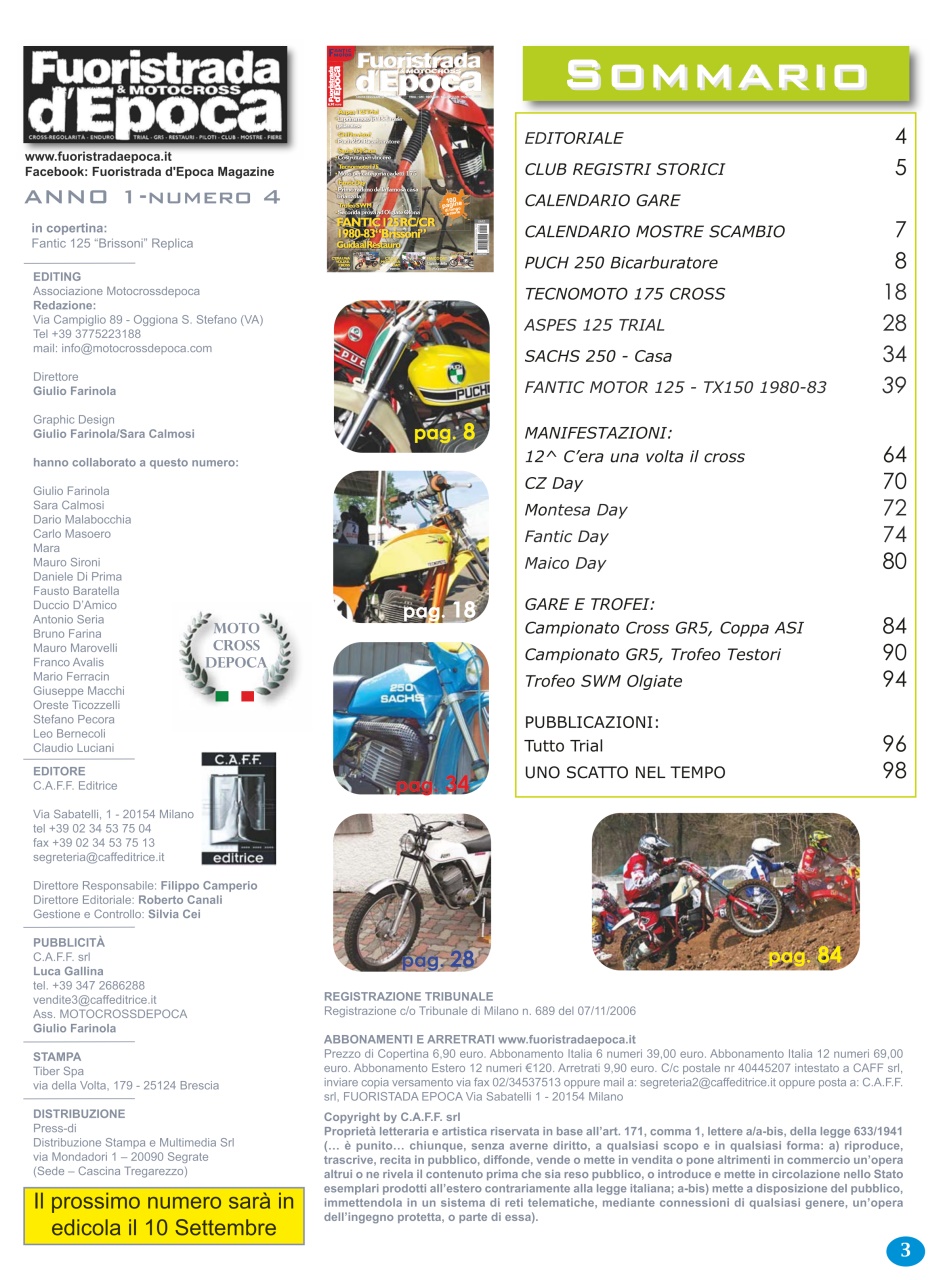 FUORISTRADA & MOTOCROSS D’EPOCA Preview Pages
