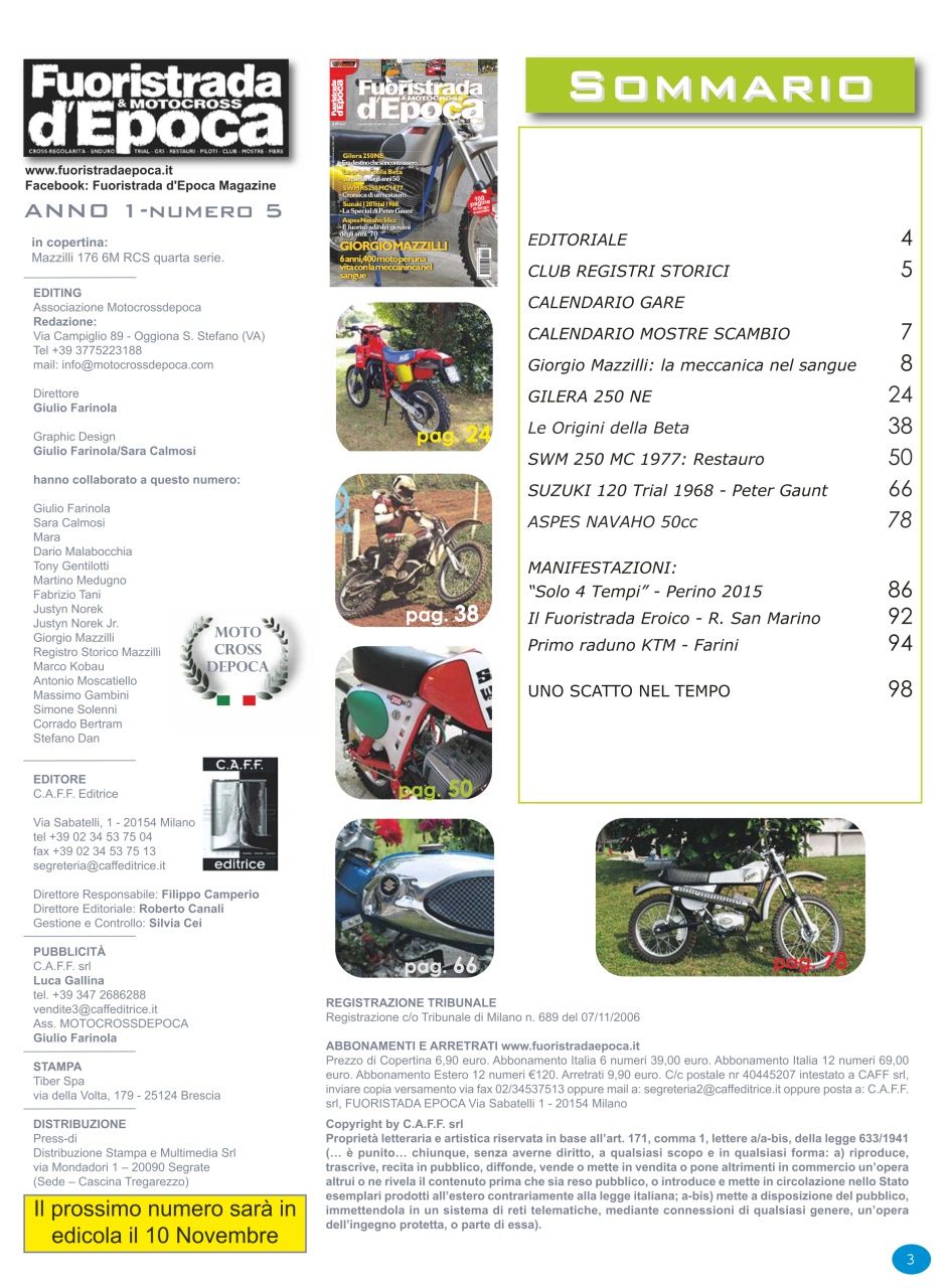 FUORISTRADA & MOTOCROSS D’EPOCA Preview Pages