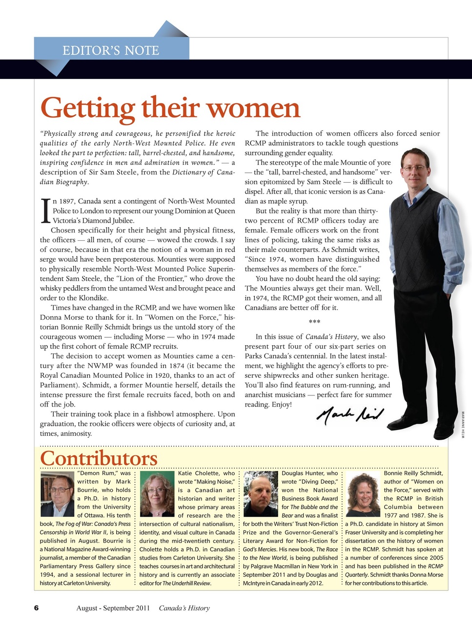 Canada's History Preview Pages