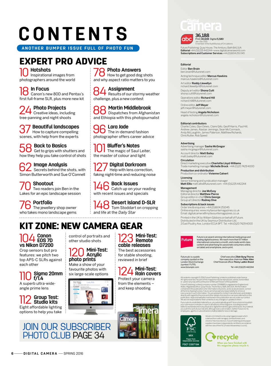 Digital Camera Magazine Preview Pages