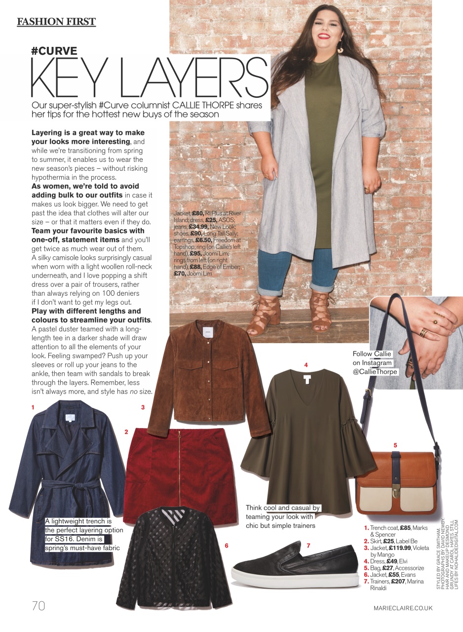 Marie Claire Preview Pages