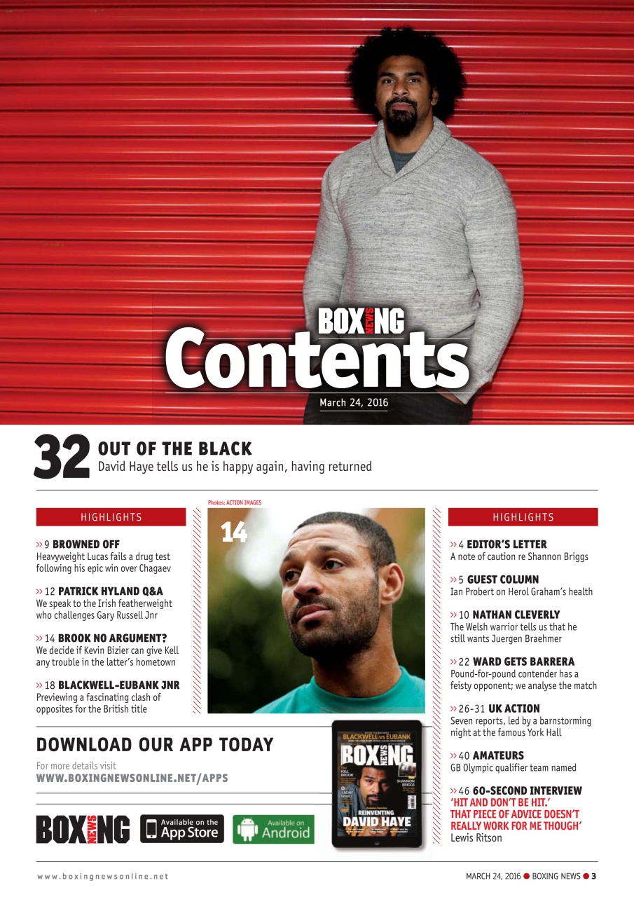 Boxing News Preview Pages