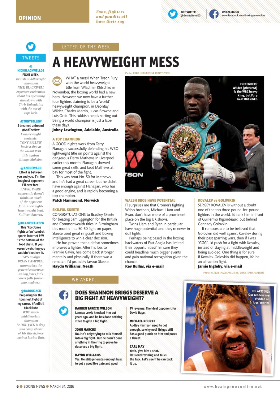 Boxing News Preview Pages