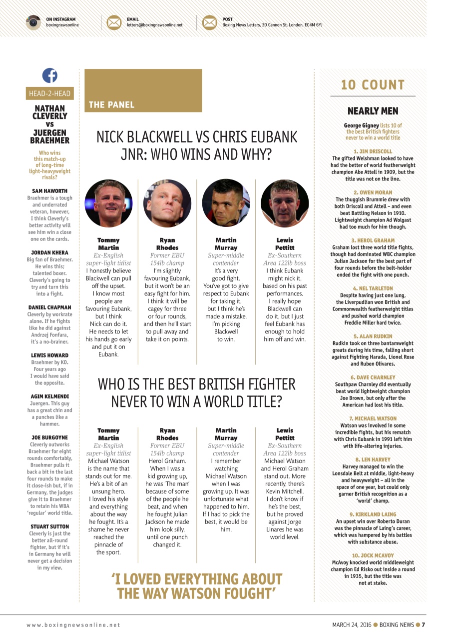 Boxing News Preview Pages