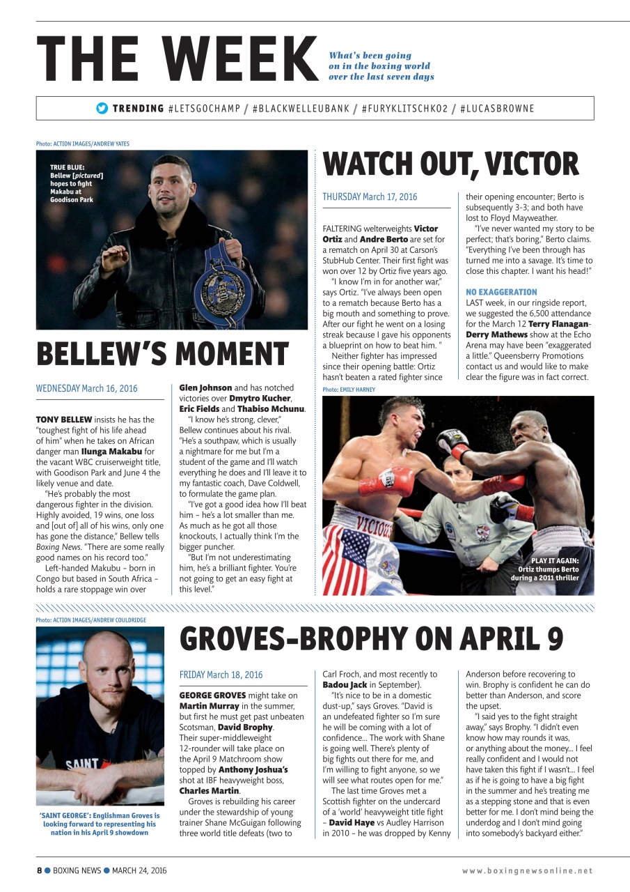 Boxing News Preview Pages