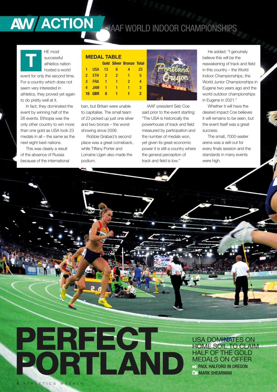 AW – Athletics Weekly Magazine Preview Pages