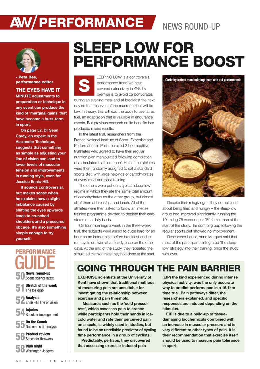 AW – Athletics Weekly Magazine Preview Pages