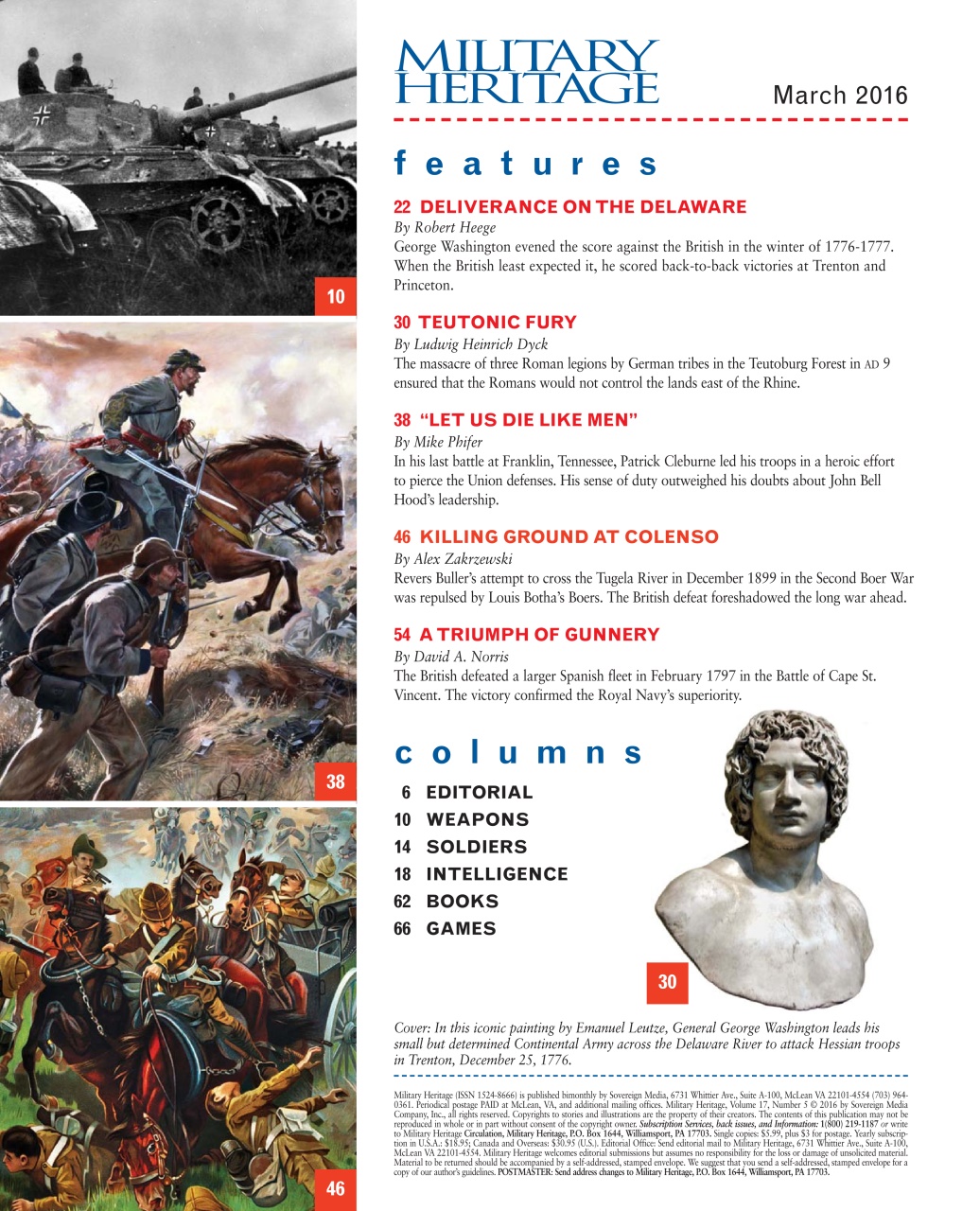 Military Heritage Preview Pages
