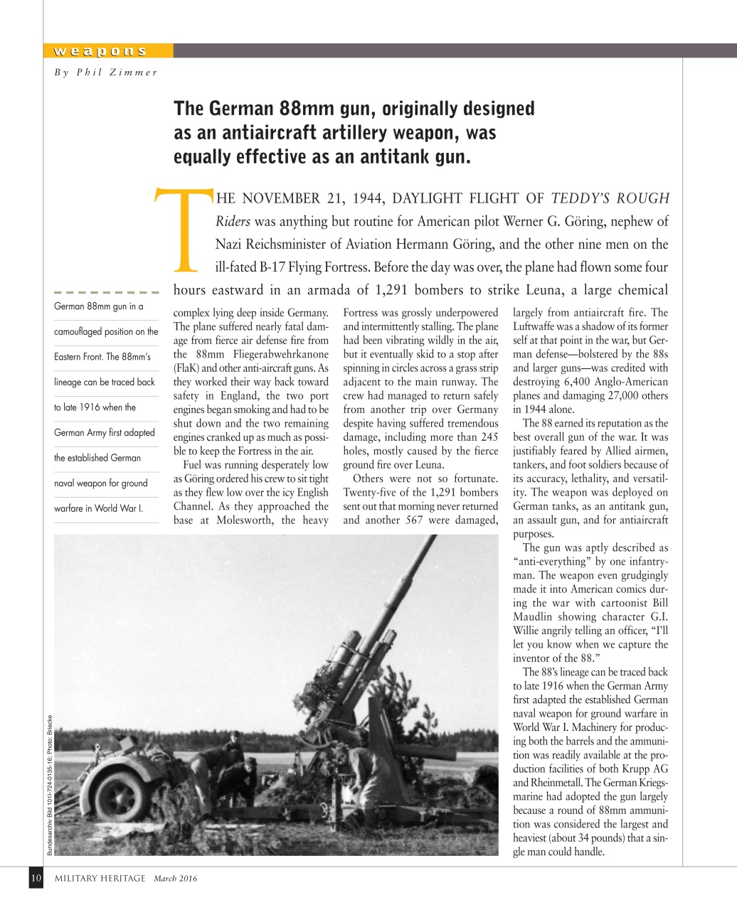 Military Heritage Preview Pages
