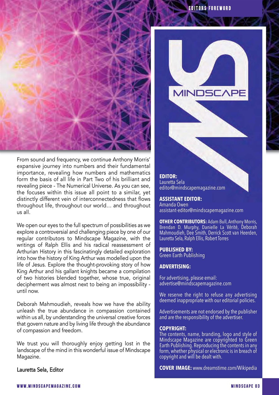 Mindscape Magazine Preview Pages