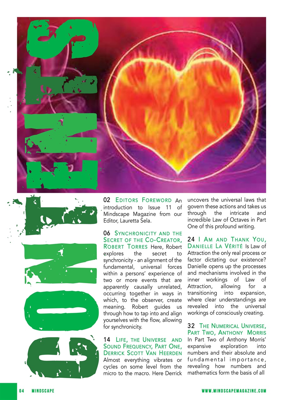 Mindscape Magazine Preview Pages