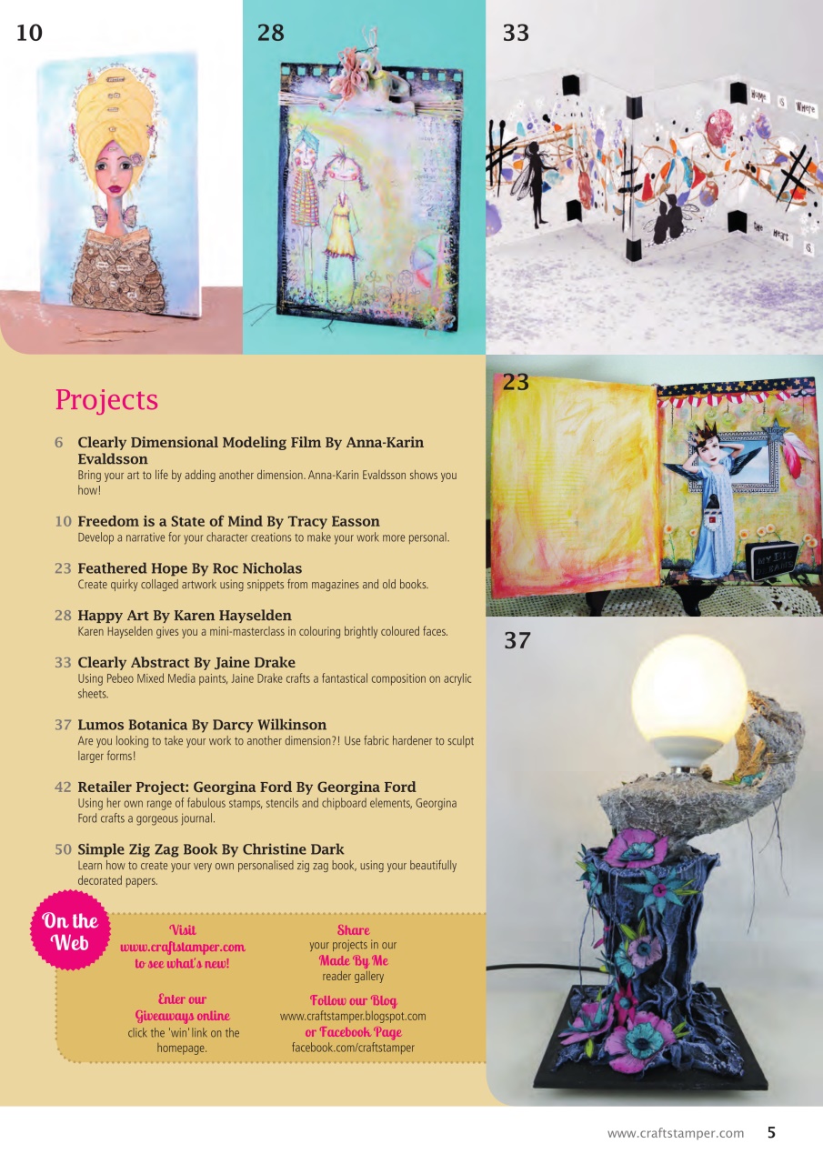 Craft Stamper Preview Pages